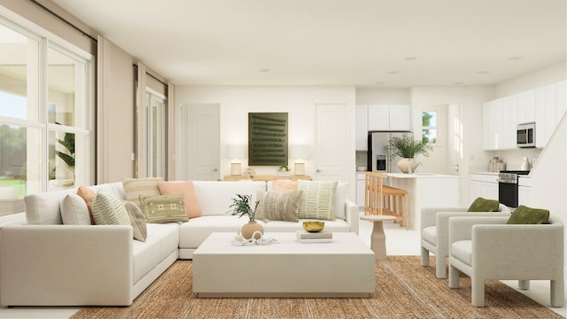1752 Wandering Willow Way, Loxahatchee, FL 33470 - view of living room