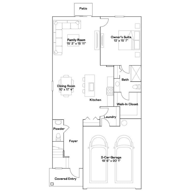 678 Carlyle Way, Fort Pierce, FL 34947 - floor plan / room layout