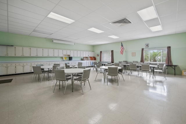 3000 Lake Osborne Dr Unit 103, Lake Worth Beach, FL 33461 - dining room featuring a paneled ceiling
