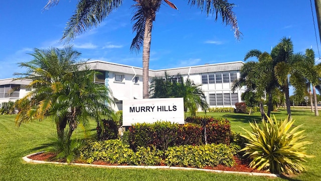 3000 Lake Osborne Dr Unit 103, Lake Worth Beach, FL 33461 - community / neighborhood sign featuring a lawn