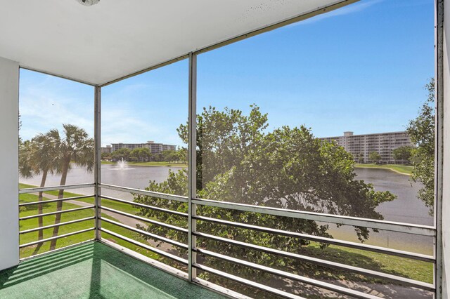 2751 N Palm Aire Dr Unit 304, Pompano Beach, FL 33069 - balcony featuring a water view