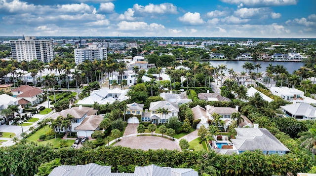 110 Sea Ln, Delray Beach, FL 33483 - aerial view of residential area featuring a nearby body of water