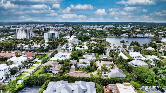 110 Sea Ln, Delray Beach, FL 33483 - aerial view of residential area featuring a nearby body of water