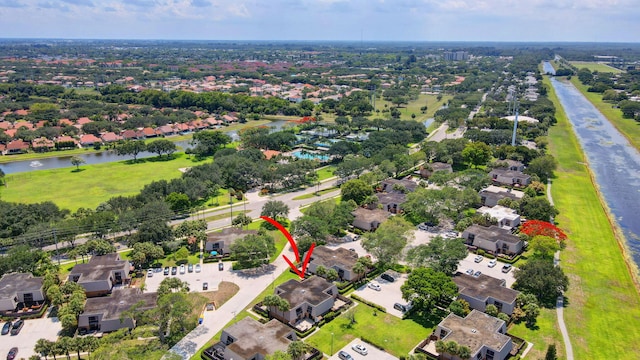 6644 66th Way, West Palm Beach, FL 33409 - aerial view of property's location featuring a nearby body of water and nearby suburban area