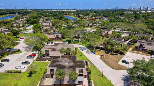 6644 66th Way, West Palm Beach, FL 33409 - aerial perspective of suburban area featuring a large body of water