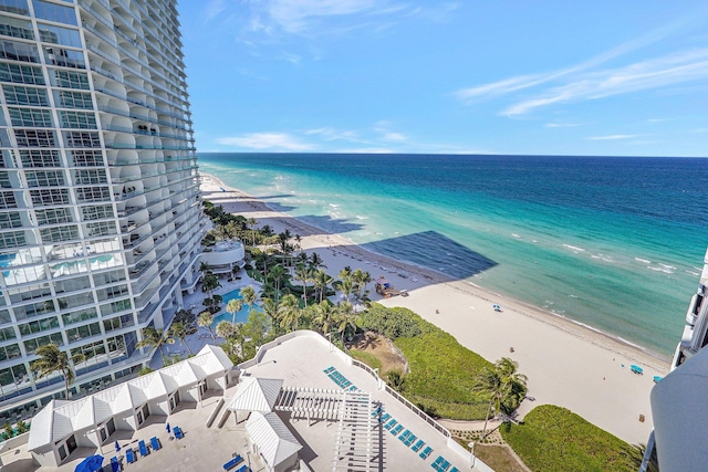 16711 Collins Ave Unit 1906, Sunny Isles Beach, FL 33160 - water view featuring nearby beach
