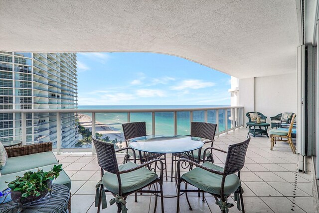 16711 Collins Ave Unit 1906, Sunny Isles Beach, FL 33160 - balcony featuring a water view