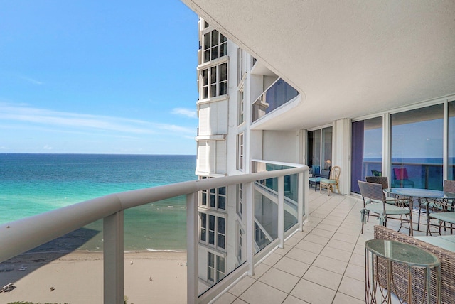 16711 Collins Ave Unit 1906, Sunny Isles Beach, FL 33160 - balcony with a water view