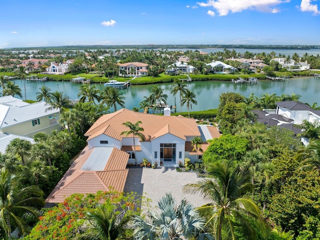 6460 SE Harbor Cir, Stuart, FL 34996 - aerial view of residential area featuring a large body of water