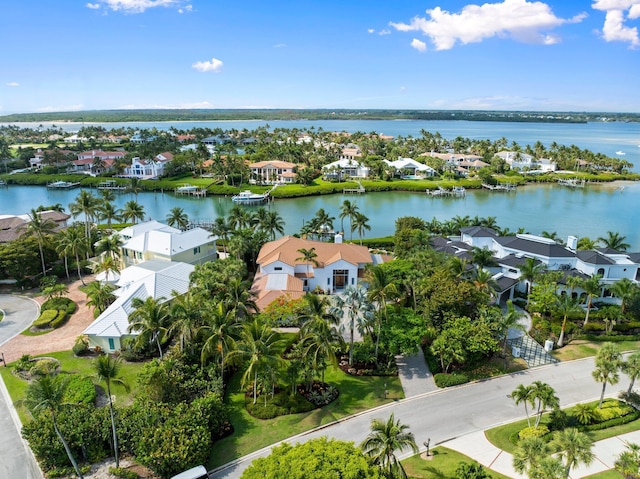 6460 SE Harbor Cir, Stuart, FL 34996 - aerial view of residential area featuring a large body of water
