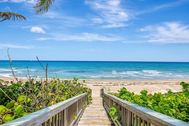 3628 S Ocean Blvd, Highland Beach, FL 33487 - water view with nearby beach