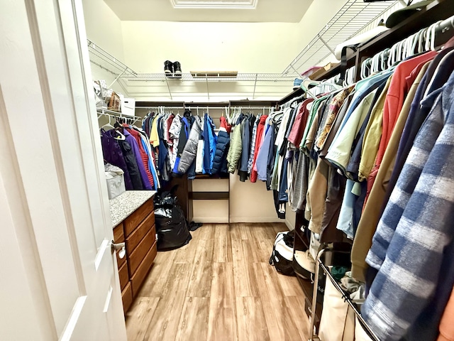 855 Marina Del Ray Ln Unit 2, West Palm Beach, FL 33401 - walk in closet featuring wood finished floors