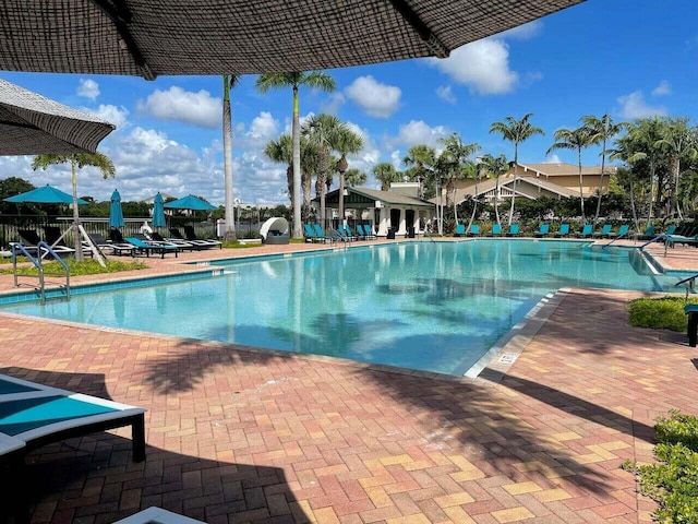 855 Marina Del Ray Ln Unit 2, West Palm Beach, FL 33401 - community pool featuring a patio