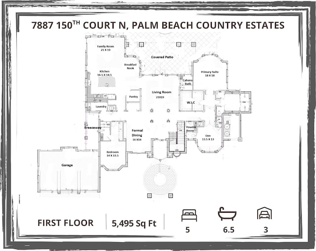 7887 150th Ct N, Palm Beach Gardens, FL 33418 - room layout
