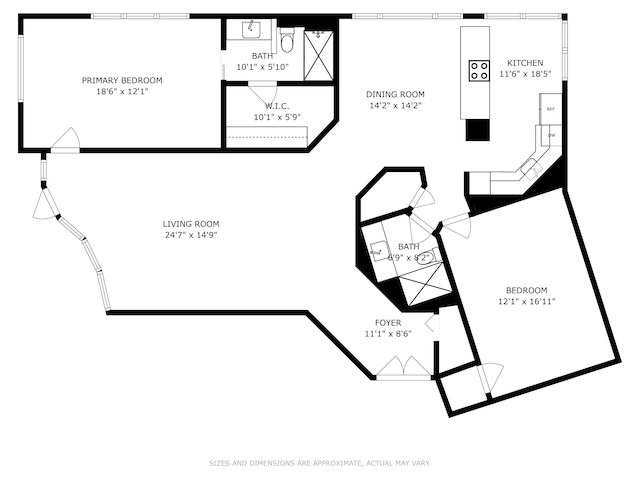 1340 S Ocean Blvd Unit 308, Pompano Beach, FL 33062 - room layout