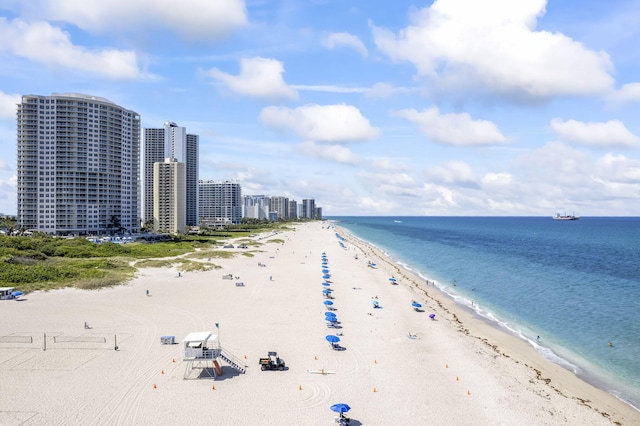 3819 N Ocean Dr, Singer Island, FL 33404 - water view featuring local beach