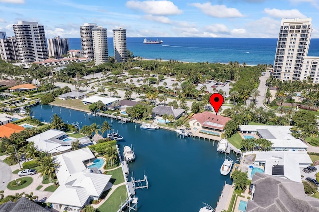 3819 N Ocean Dr, Singer Island, FL 33404 - view of urban area featuring a large body of water