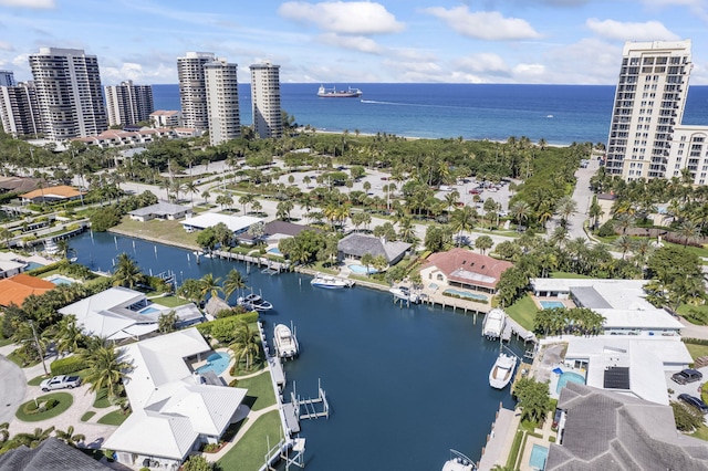 3819 N Ocean Dr, Singer Island, FL 33404 - drone / aerial view of a nearby body of water