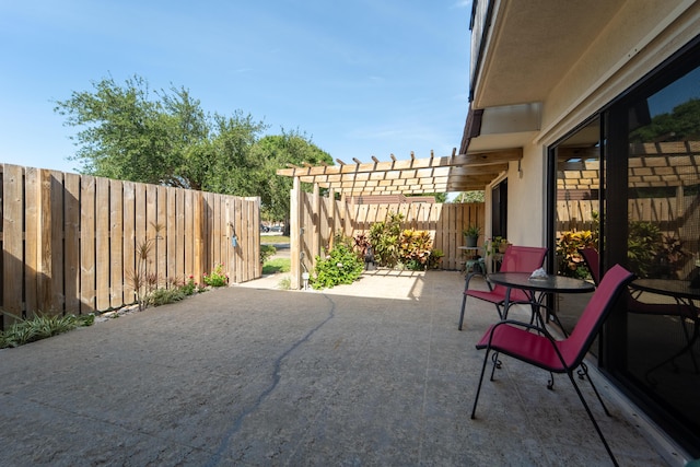 2513 25th Ln, Palm Beach Gardens, FL 33418 - view of patio with a pergola