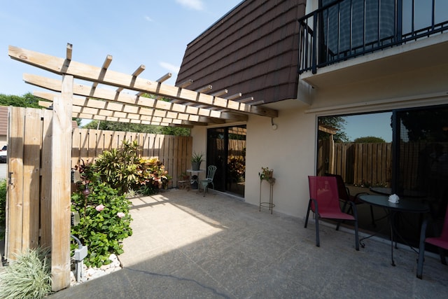2513 25th Ln, Palm Beach Gardens, FL 33418 - view of patio / terrace with a pergola
