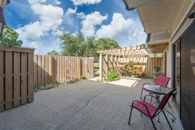2513 25th Ln, Palm Beach Gardens, FL 33418 - view of patio with a pergola