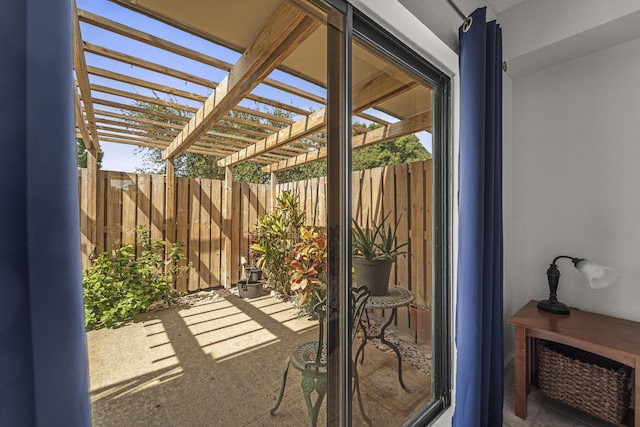 2513 25th Ln, Palm Beach Gardens, FL 33418 - view of patio with a pergola