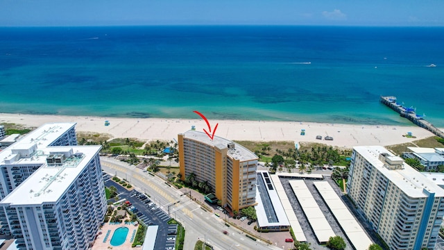 328 N Ocean Blvd Unit 404, Pompano Beach, FL 33062 - bird's eye view of unending shoreline