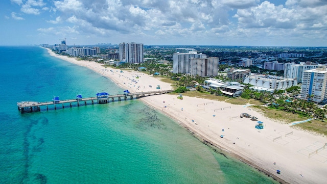 328 N Ocean Blvd Unit 404, Pompano Beach, FL 33062 - view of urban area featuring extended coastline