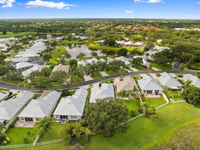 2683 SW Greenwich Way, Palm City, FL 34990 - aerial perspective of suburban area featuring a large body of water