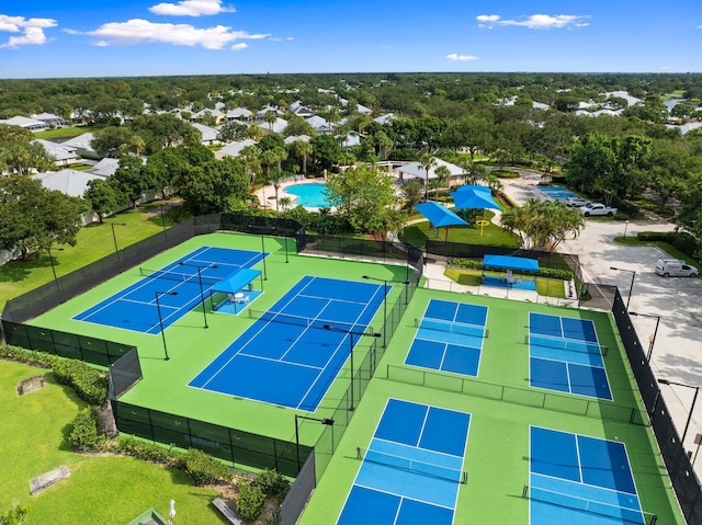 2683 SW Greenwich Way, Palm City, FL 34990 - aerial view of a pool area