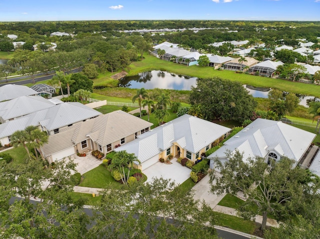2683 SW Greenwich Way, Palm City, FL 34990 - aerial perspective of suburban area with a large body of water