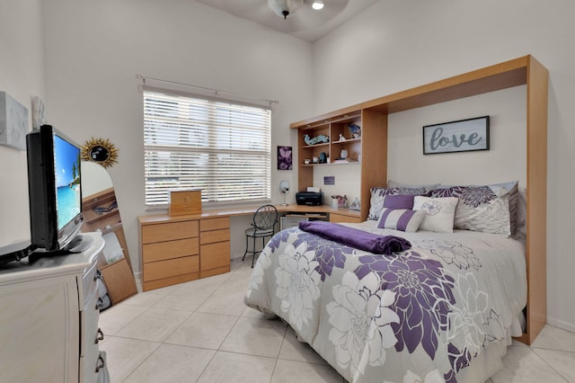 6908 Adriano Dr, Boynton Beach, FL 33437 - bedroom with light tile patterned floors
