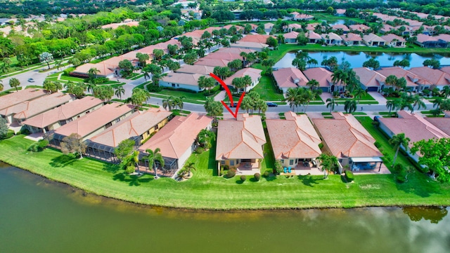 6908 Adriano Dr, Boynton Beach, FL 33437 - aerial view of residential area with a large body of water