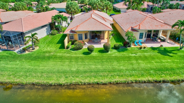 6908 Adriano Dr, Boynton Beach, FL 33437 - aerial view of residential area with a large body of water