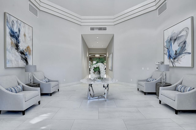 6908 Adriano Dr, Boynton Beach, FL 33437 - community lobby featuring a towering ceiling