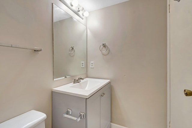393 Fanshaw J, Boca Raton, FL 33434 - half bath featuring toilet and vanity
