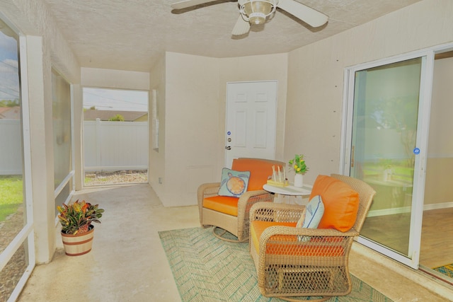 1985 SW Glenco St, Port Saint Lucie, FL 34953 - sunroom / solarium with ceiling fan