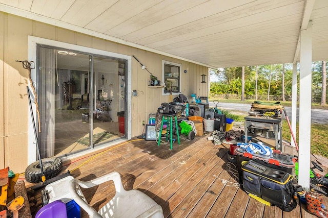 18564 48th Ave N, The Acreage, FL 33470 - view of wooden deck