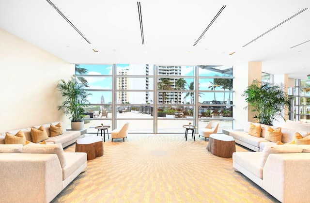 3100 N Ocean Dr Unit H-1608, Singer Island, FL 33404 - common area featuring expansive windows