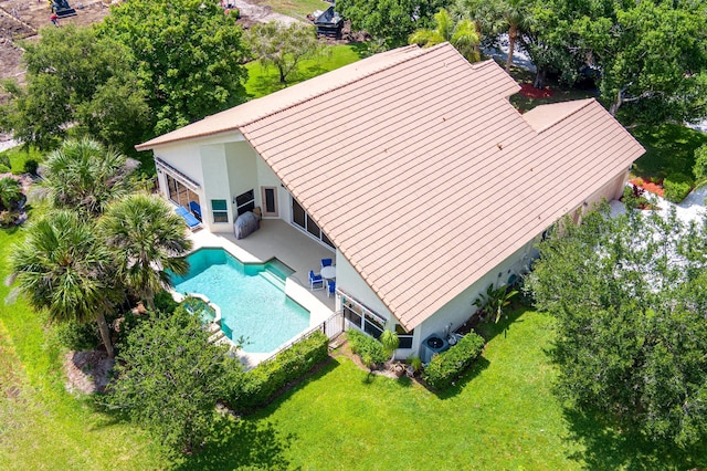 1414 SW Osprey Cv, Port Saint Lucie, FL 34986 - view of subject property with a pool area