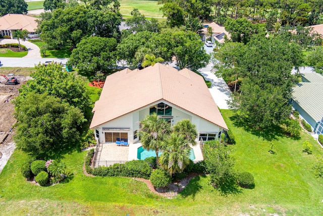 1414 SW Osprey Cv, Port Saint Lucie, FL 34986 - view from above of property with a pool