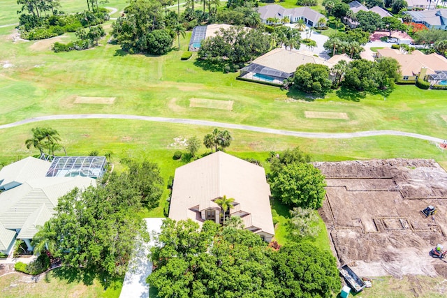 1414 SW Osprey Cv, Port Saint Lucie, FL 34986 - aerial perspective of suburban area with a golf club