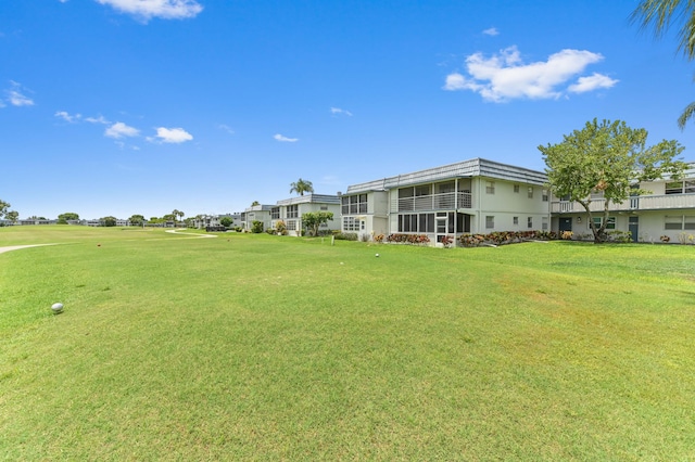 160 Tuscany C, Delray Beach, FL 33446 - view of green lawn featuring golf course view