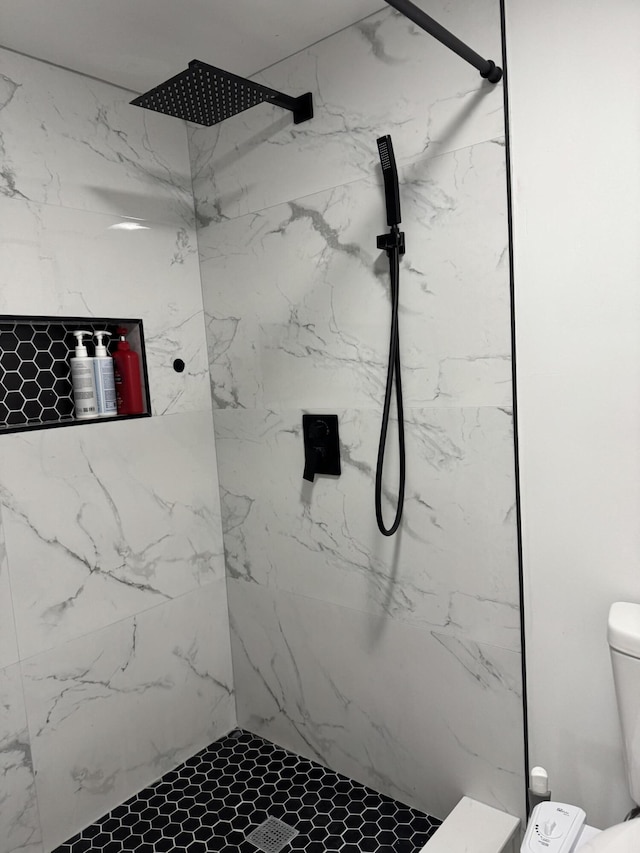1518 Royal Forest Ct, Palm Springs, FL 33406 - bathroom with toilet and a marble finish shower