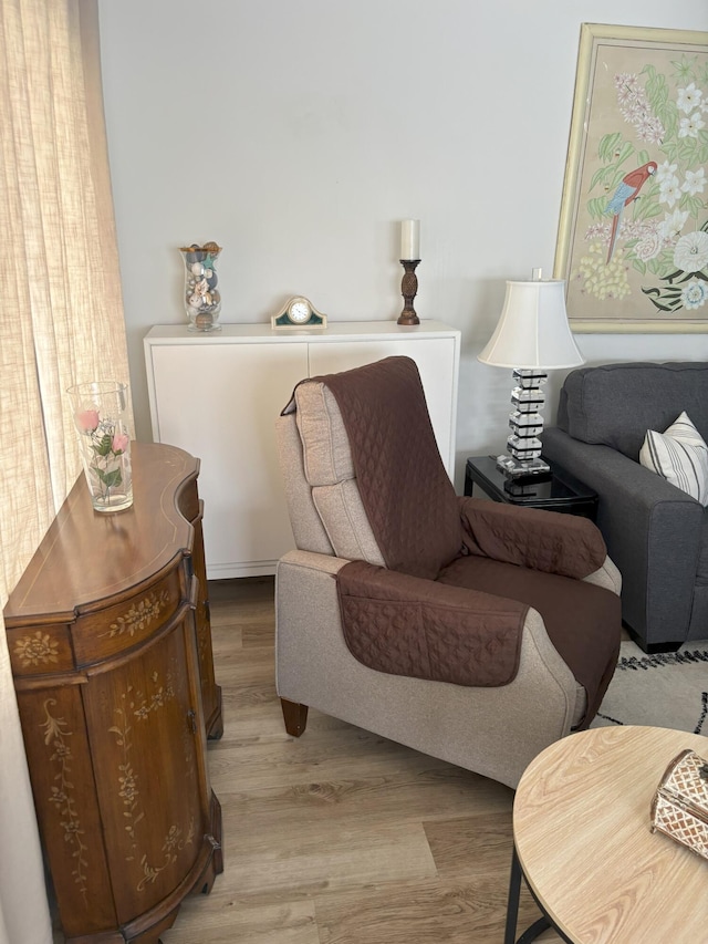 216 Dorchester J, West Palm Beach, FL 33417 - living area featuring light wood-style floors