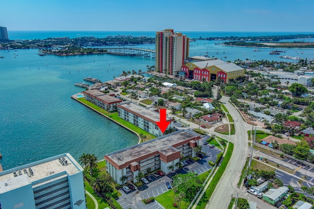 2936 Lake Shore Dr Unit 108, Riviera Beach, FL 33404 - view of urban area with a large body of water and a notable bridge