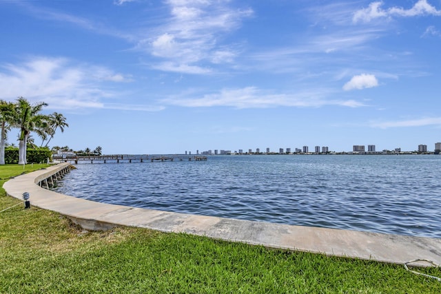 2936 Lake Shore Dr Unit 108, Riviera Beach, FL 33404 - water view with skyline