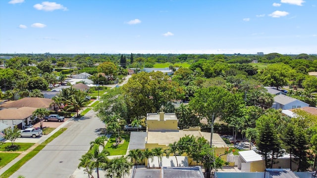 811 Hunter St, West Palm Beach, FL 33405 - aerial view of residential area featuring a tree filled landscape