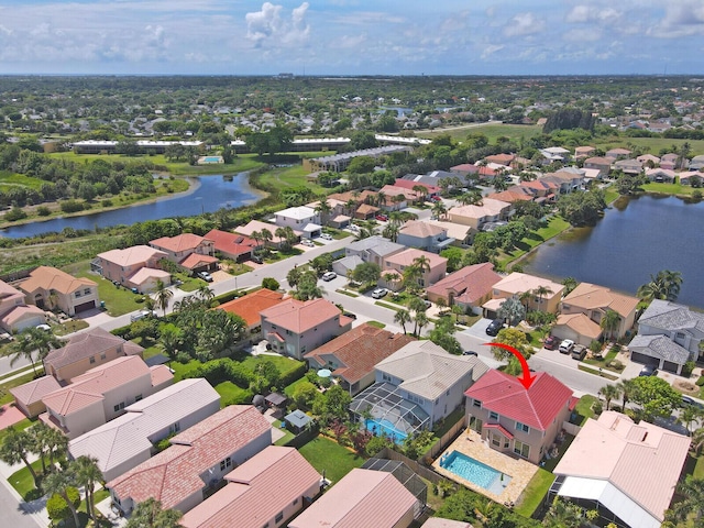 3559 Hudson Ln, Boynton Beach, FL 33436 - aerial view of residential area featuring a large body of water