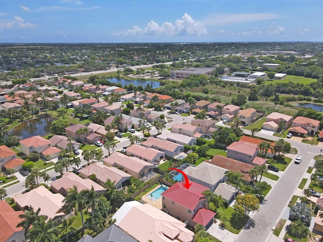 3559 Hudson Ln, Boynton Beach, FL 33436 - aerial perspective of suburban area with a nearby body of water